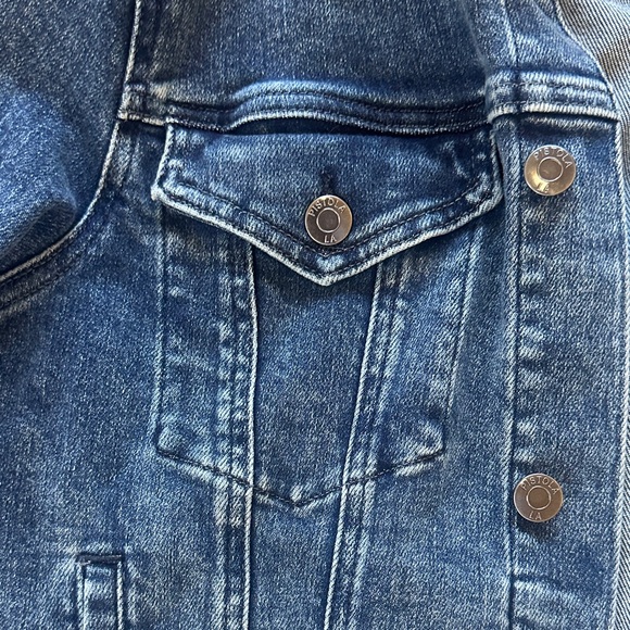 Pistola Womens Denim Jacket - Dark Blue size large - Picture 3 of 6